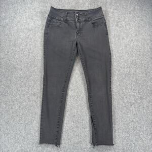 Wax Jean Butt I Love You 93400 Black High Rise Skinny Jeans Size 11